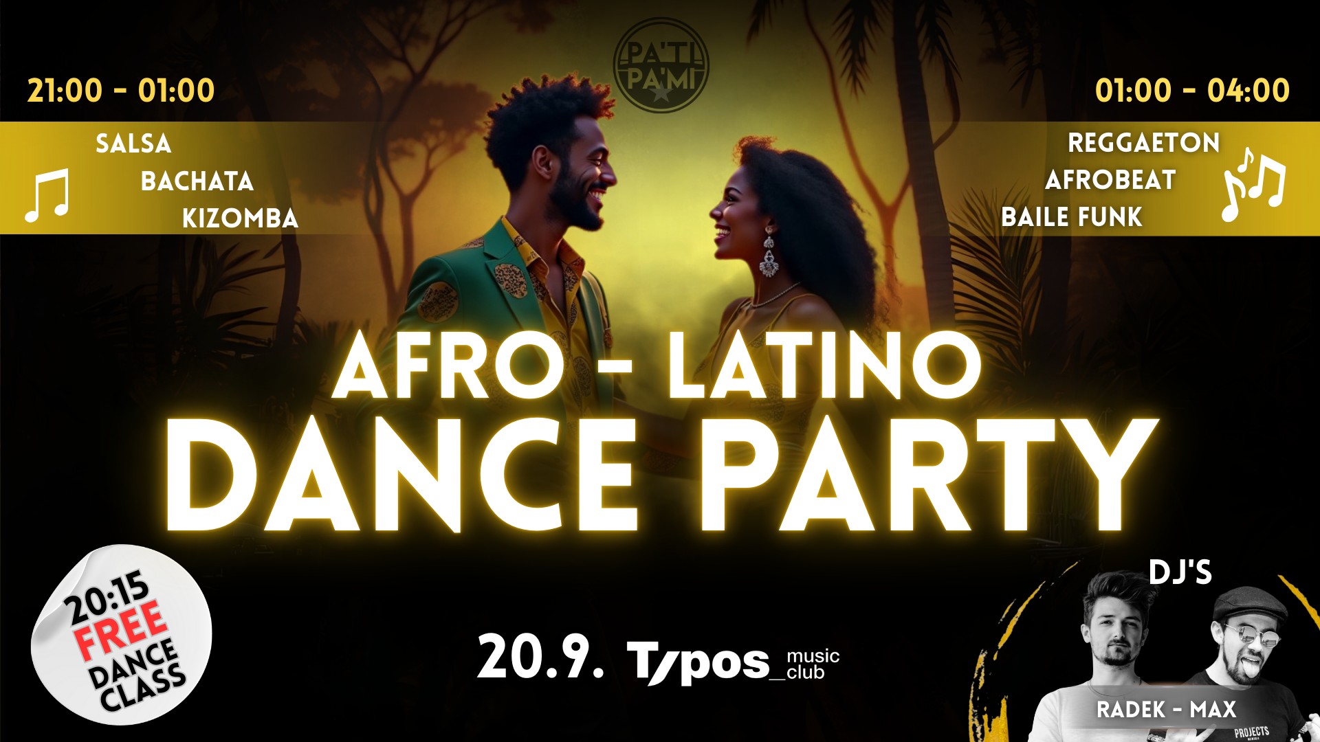 Afro-Latino Dance Party🔥Typos 🔥 PaTi PaMi