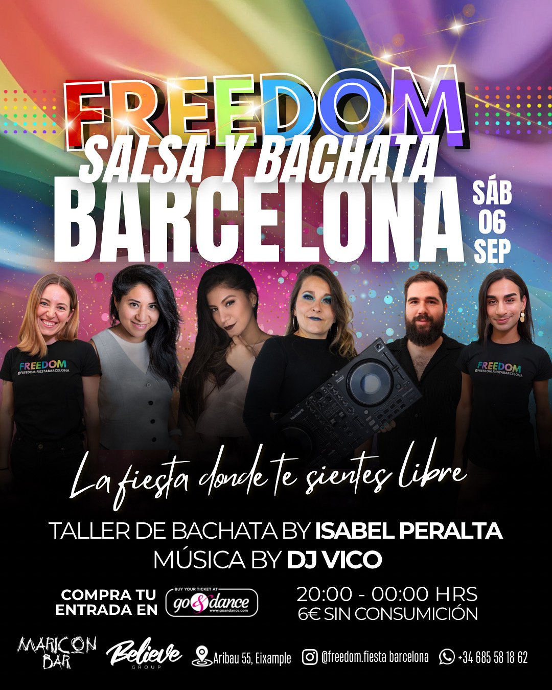 Freedom salsa y bachata