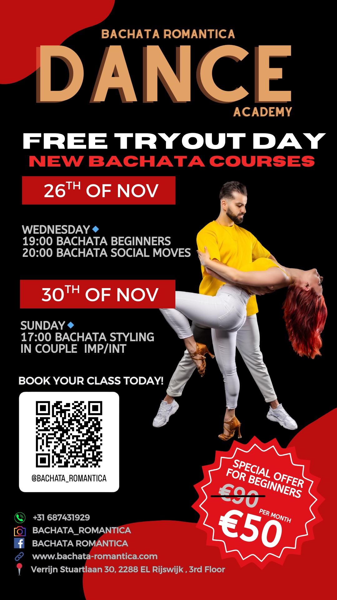 FREE TRYOUT BACHATA FOR BEGINNERS ππ»πΊπ»