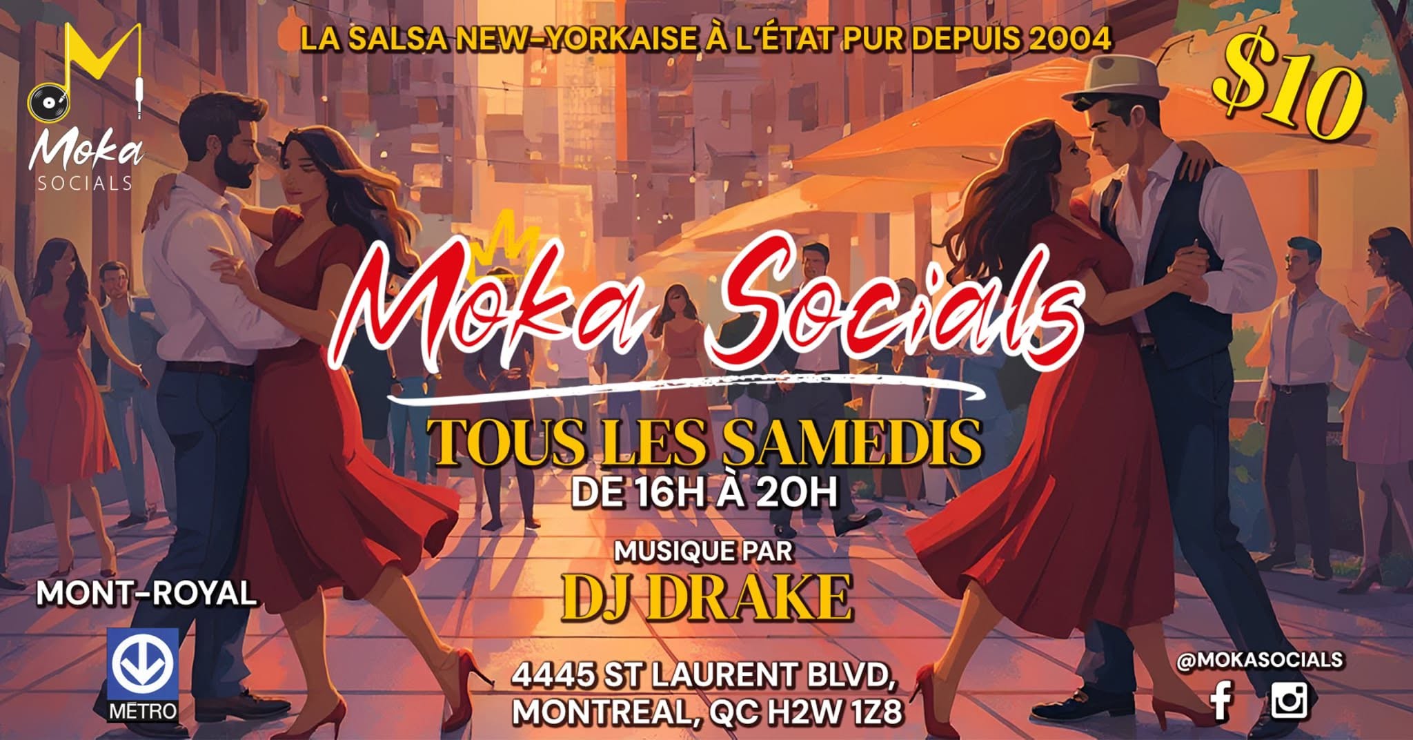 Moka Socials samedi 25 octobre 2025