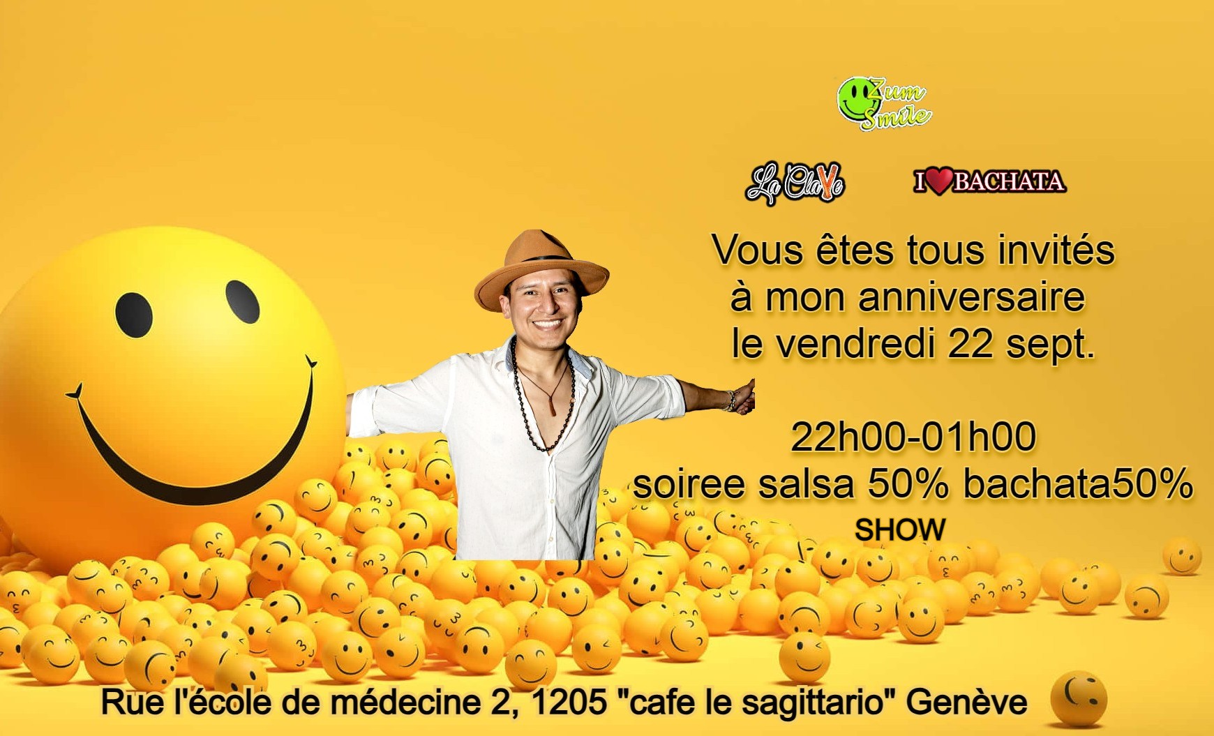 anniversaire Erik Zum Smile 😊 SOIRÉE + SHOW ERIK & ALE