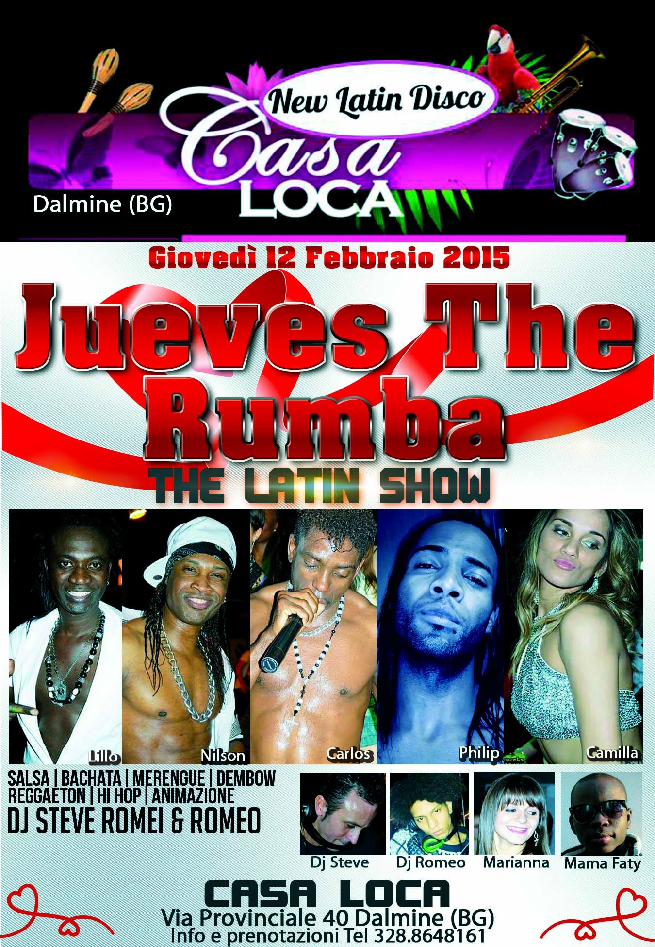 JUEVES DE RUMBA(La Casa Loca Dalmine)