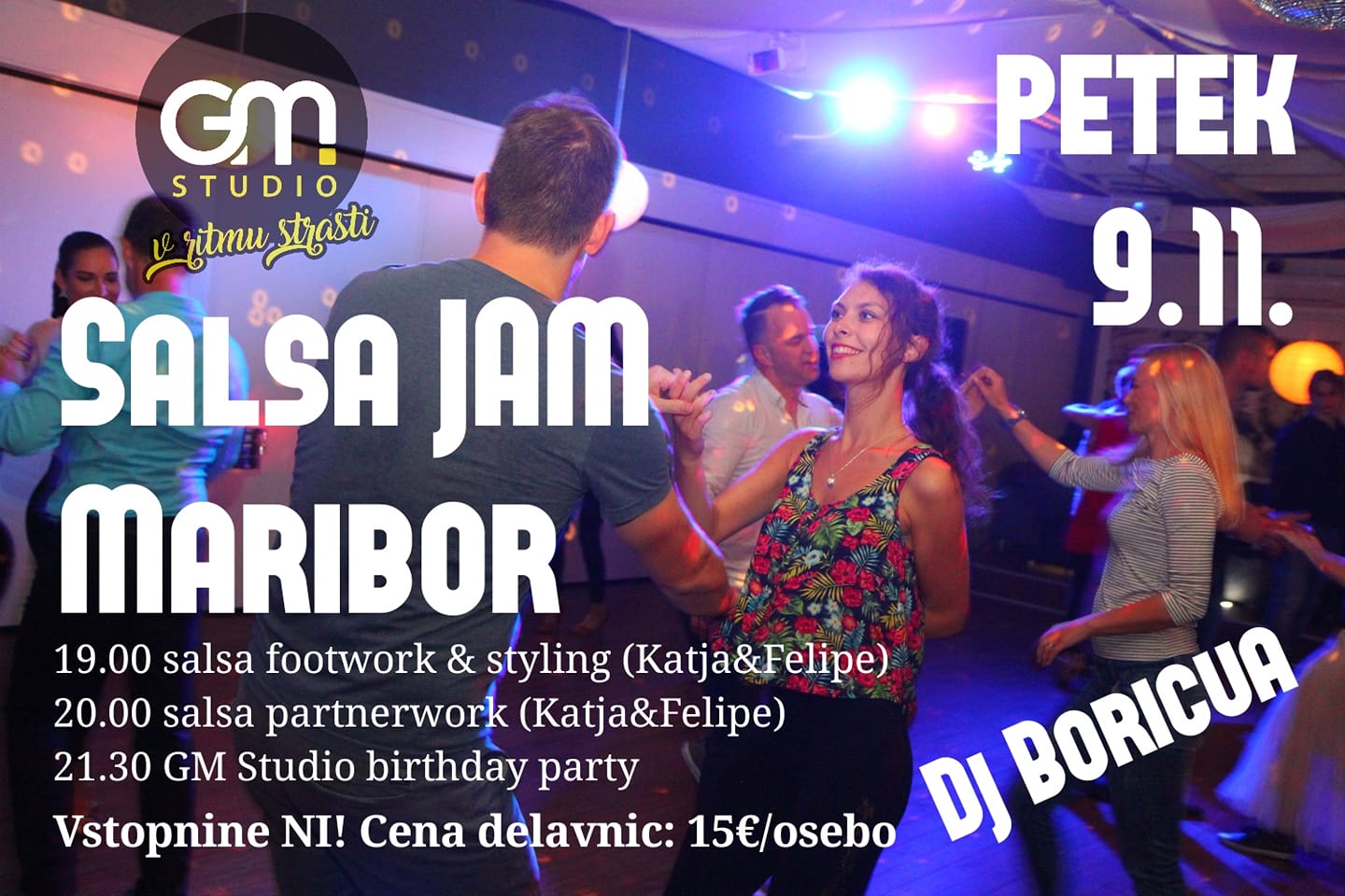 Salsa JAM & GM Studio BD Party