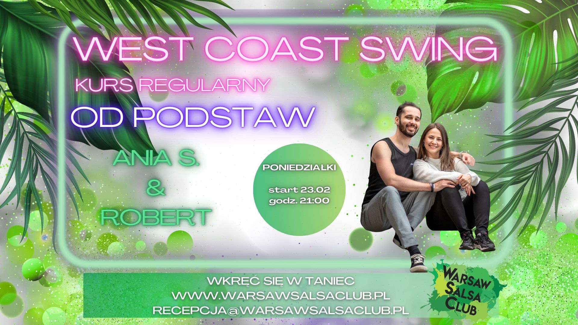 West Coast Swing od podstaw z Anią i Robertem