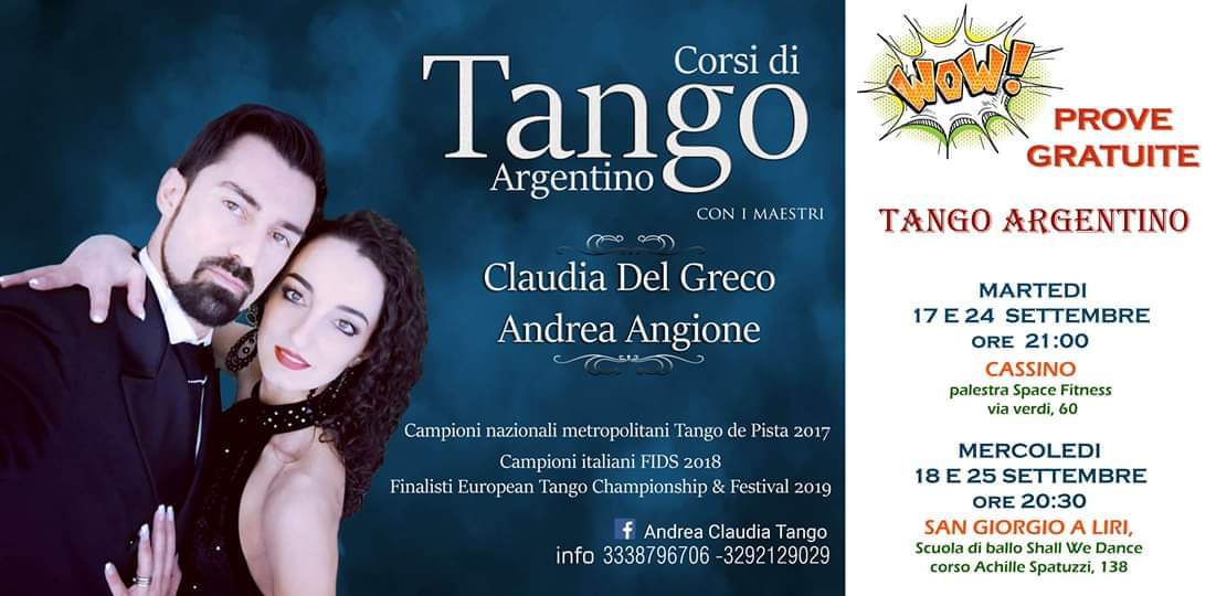 Corsi di Tango Argentino Cassino