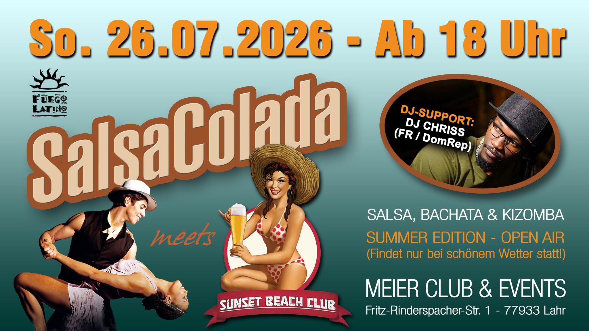 SALSACOLADA @ SUNSET BEACH CLUB OPEN-AIR LAHR