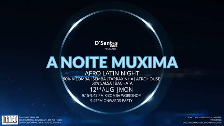 A Noite Muxima-Afrolatin night