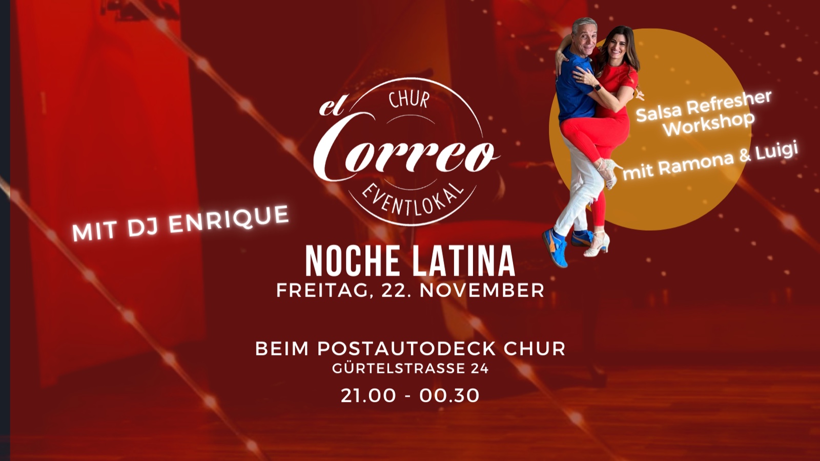 Noche Latina & Salsa Refresher WS mit Ramona & Luigi
