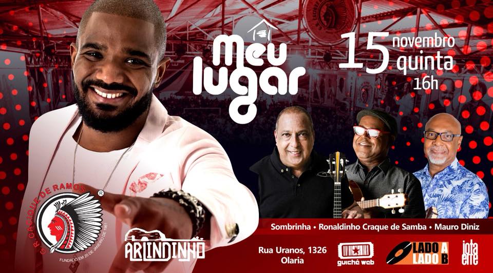 Roda de Samba ‘Meu Lugar’ do Arlindinho & Convidados