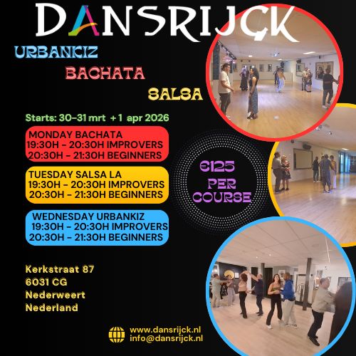 Salsa Bachata Kizomba in Nederweert