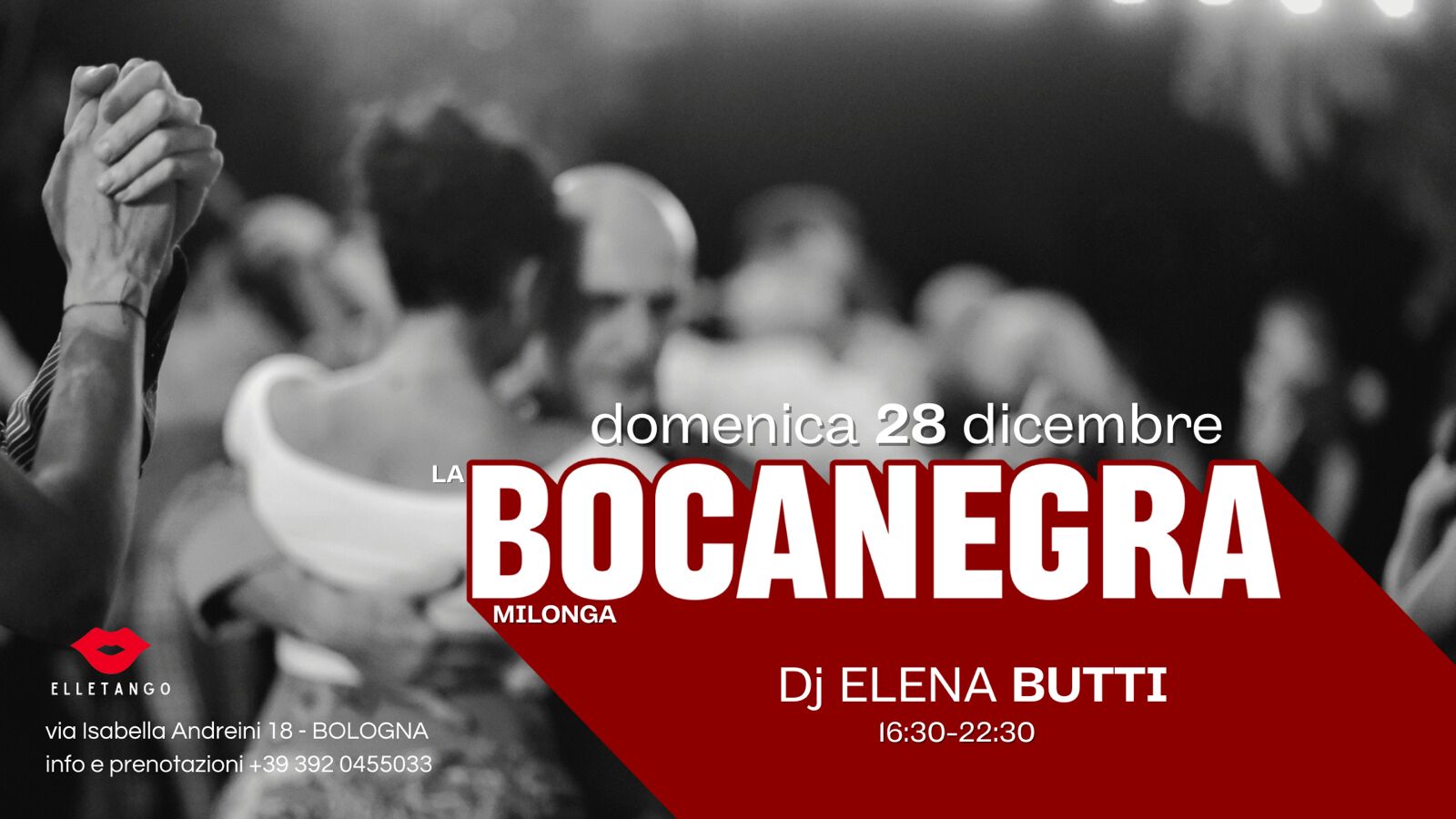 Milonga La Bocanegra - Dj Elena Butti