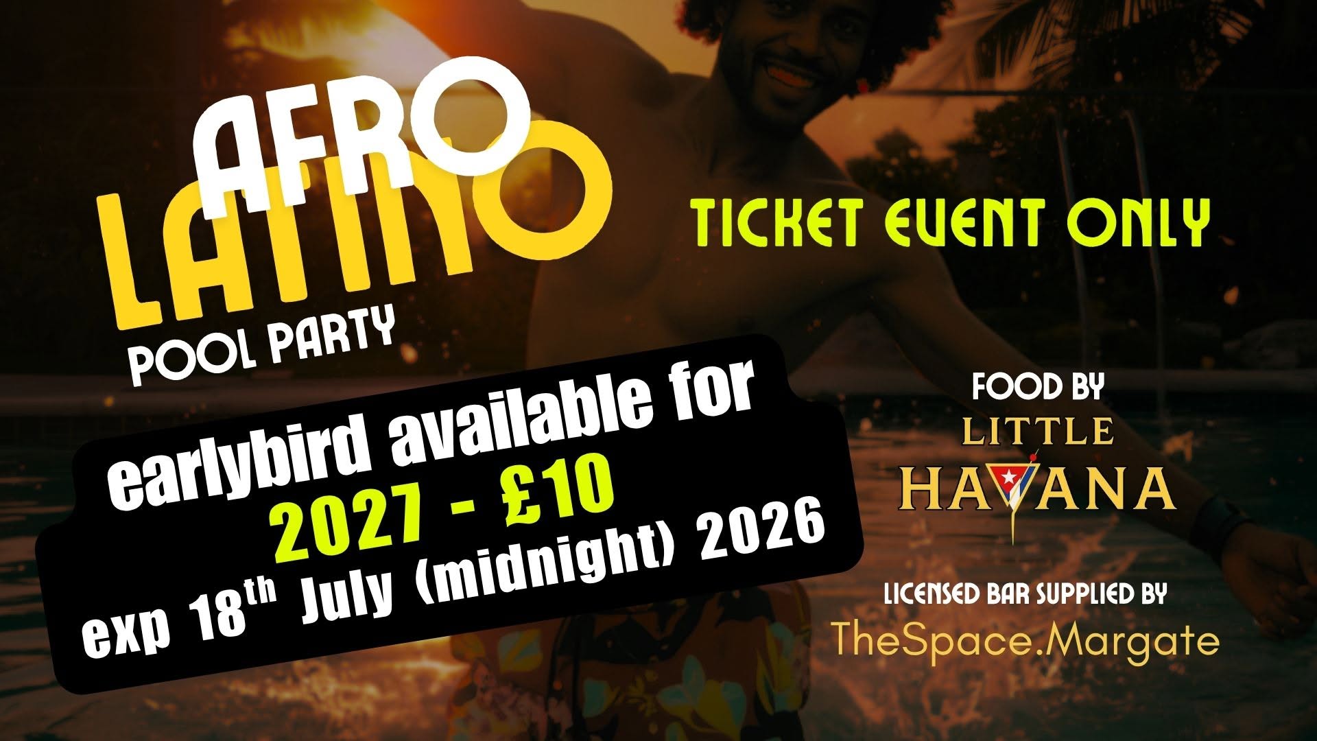 2026 SOLD OUT. EARLYBIRD AVAILABLE FOR 2027 - £10 exp 18th July