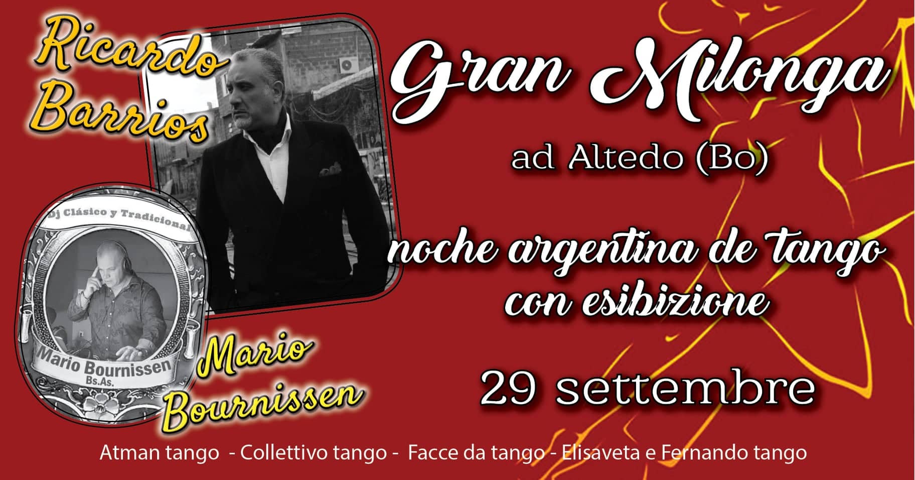Gran Milonga Argentina con Riccardo Barrios Tdj Mario Bournissen