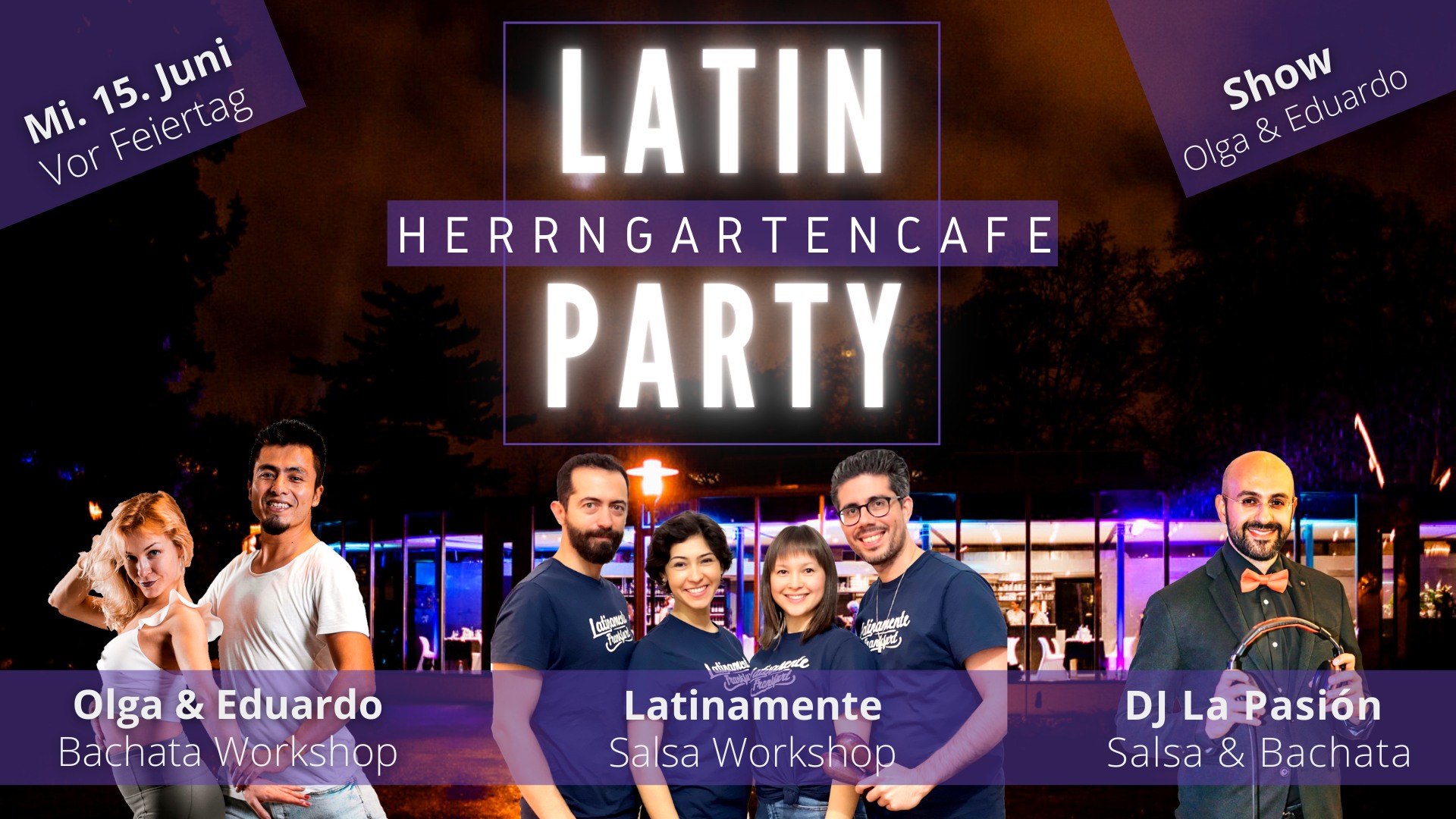 ★ Latin Party ★ Herrngartencafé Darmstadt