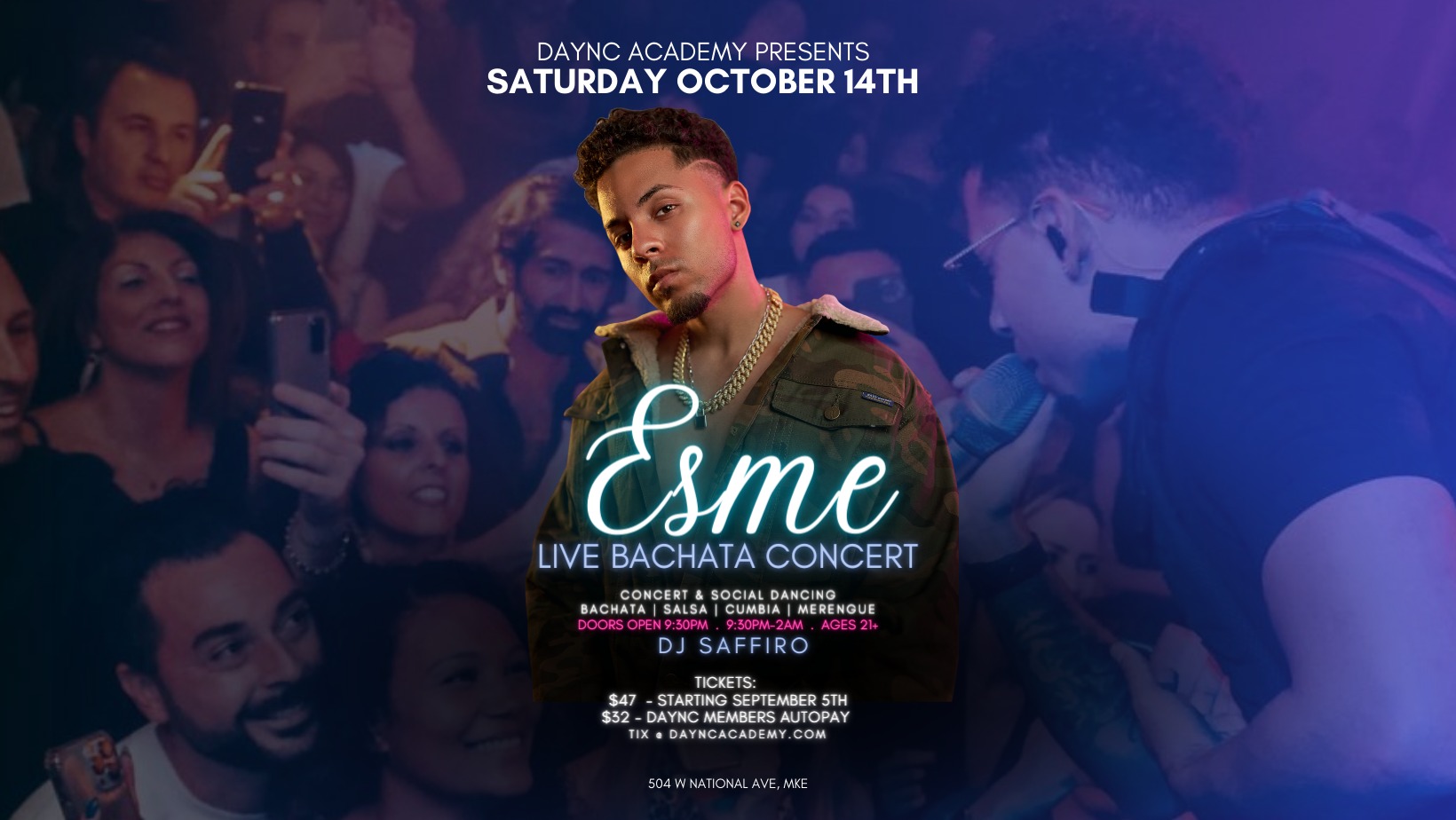 Esme Bachata Concert & Salsa Bachata Social