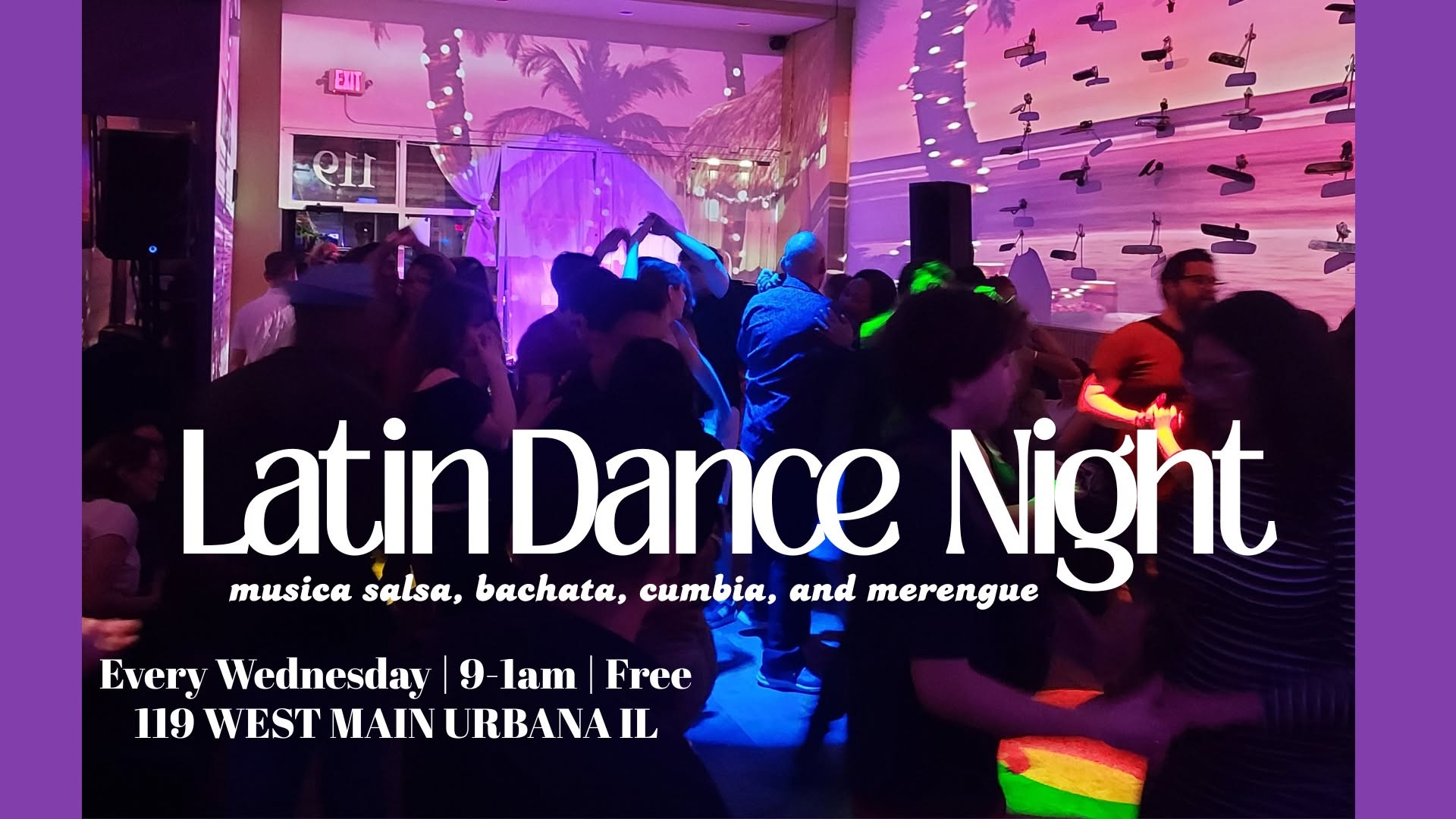 Latin Dance Social Night Every Wednesday 9PM-1AM