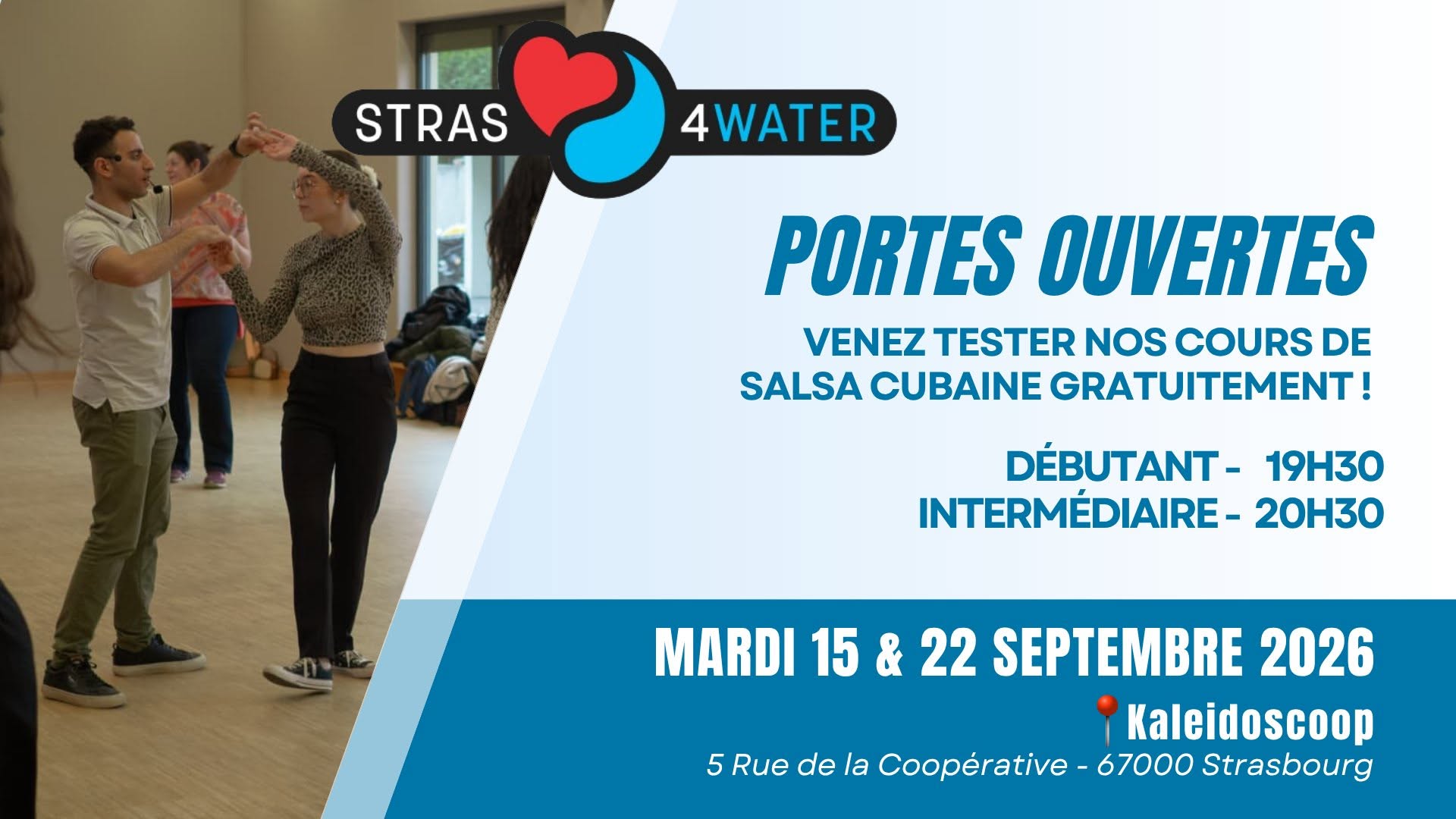 🌟 Portes Ouvertes - Venez tester la salsa gratuitement ! 💃