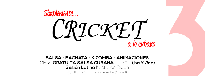 CRICKET Simplemente ... a lo cubano