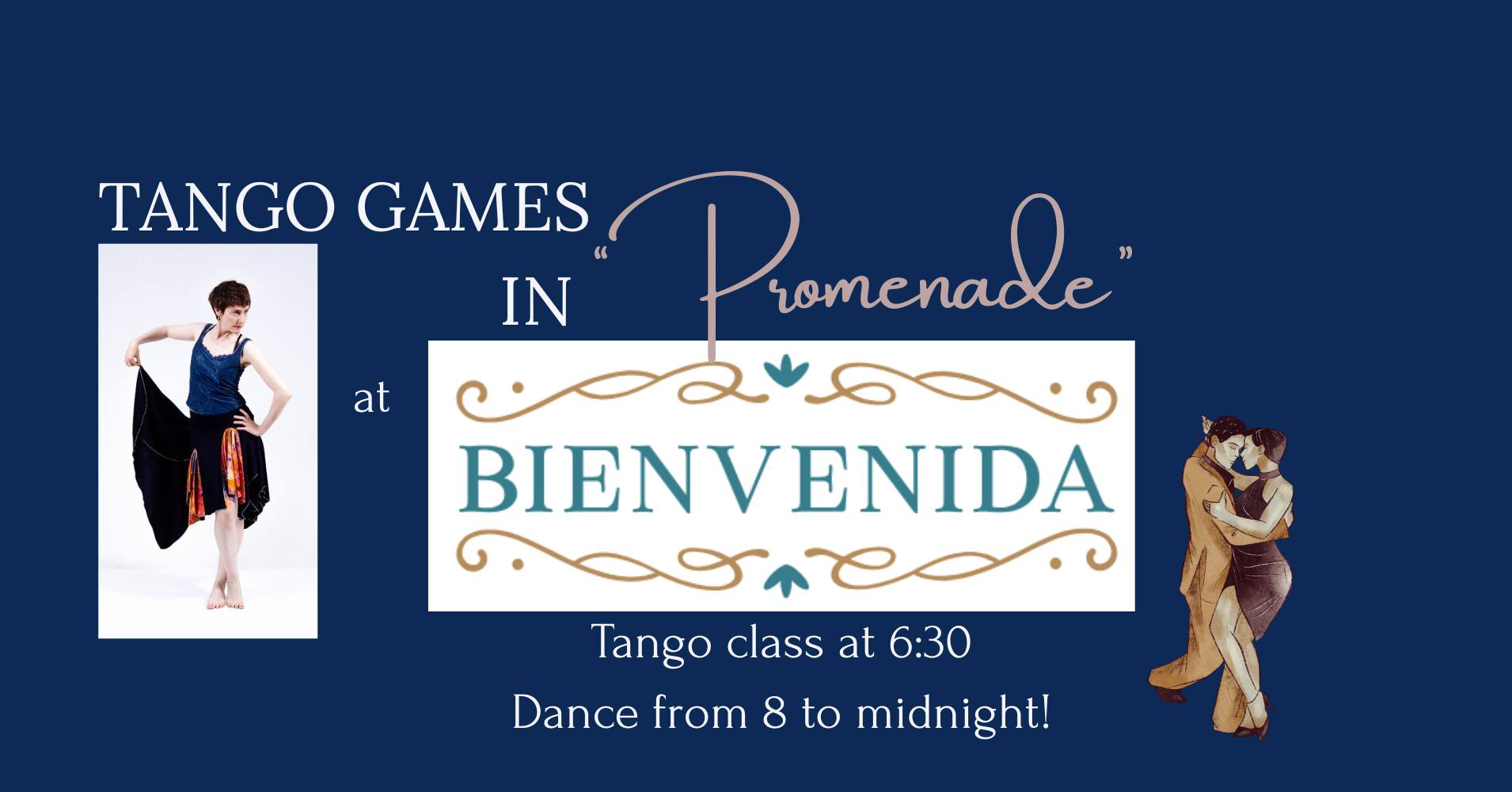 Tango Games in "Promenade" at Bienvenida Milonga
