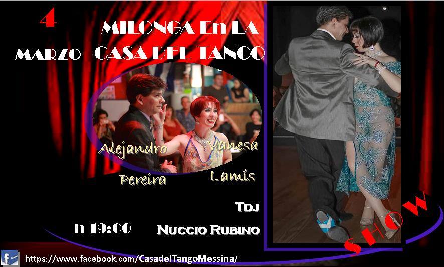 Milonga & show di Alejandro e Vanesa