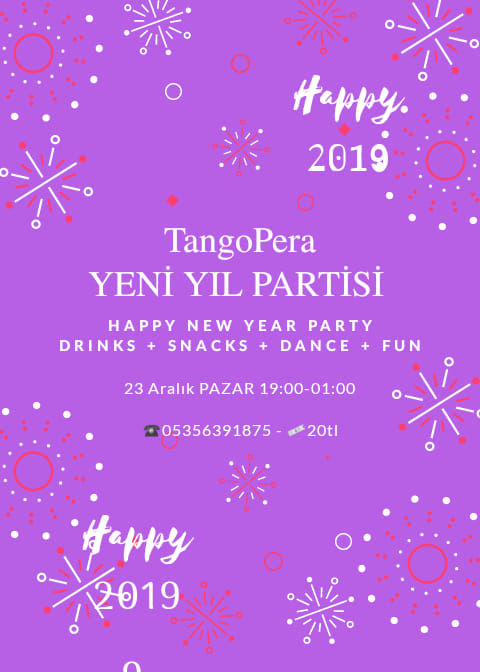 Yeni Yıl Partisi - 23 Aralık 2018 PAZAR