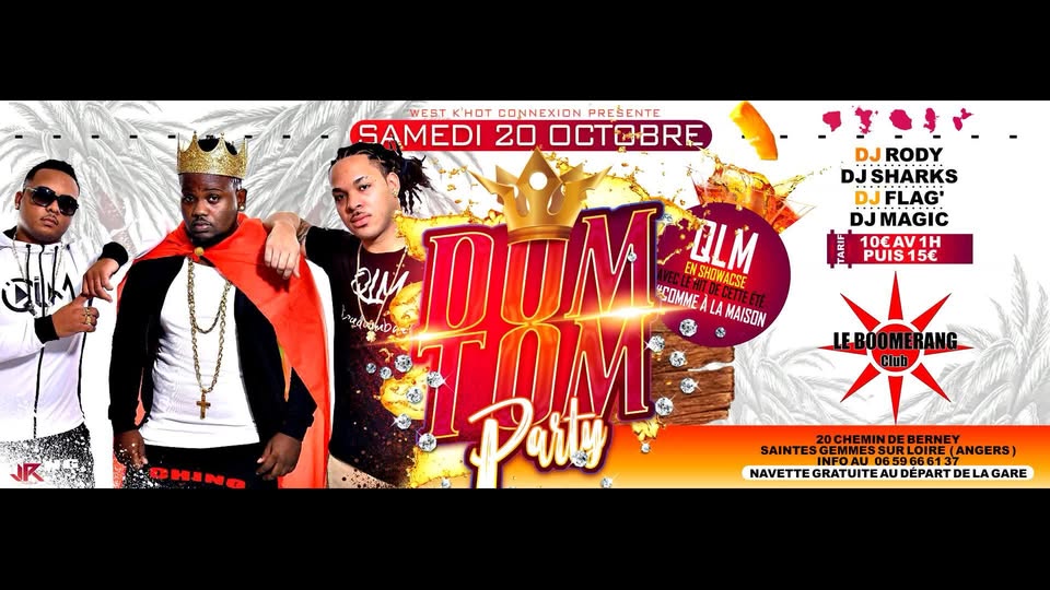DOM TOM PARTY Avec Qlm ( #comme a La Maison ) À Angers