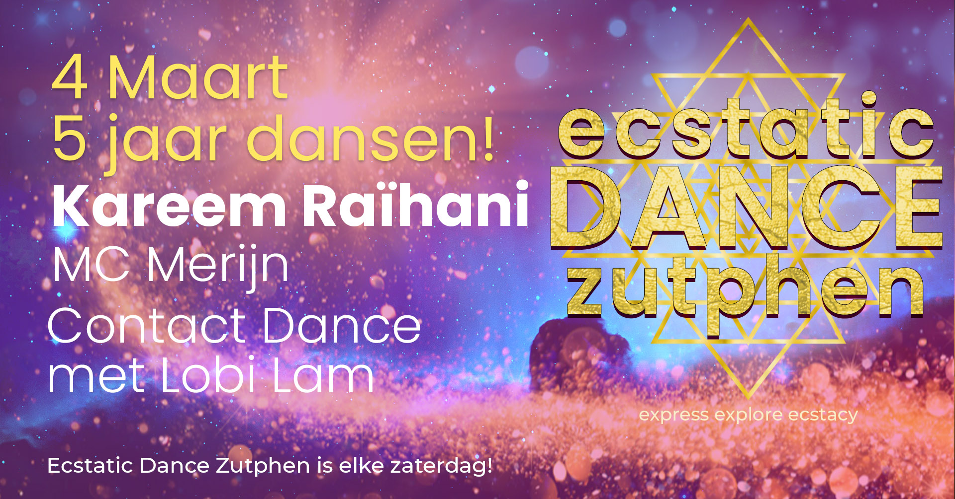 Ecstatic Dance Zutphen - DJ Kareem Raihani