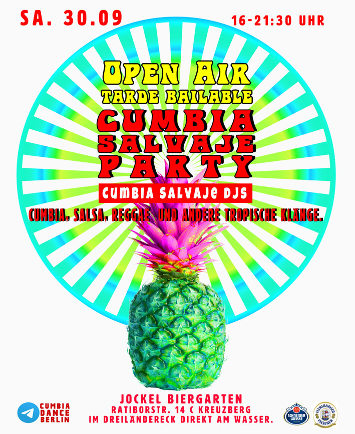 Cumbia Salvaje Party - Open Air - Eintritt frei - Tarde Bailable