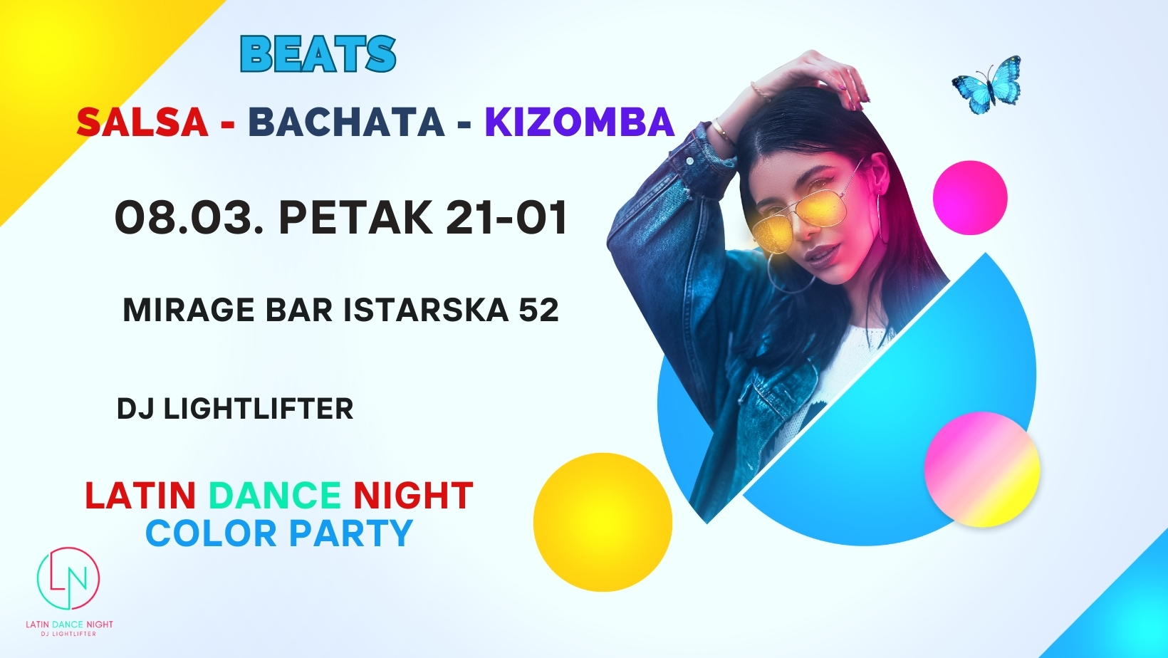 Latin Dance Night COLOR party