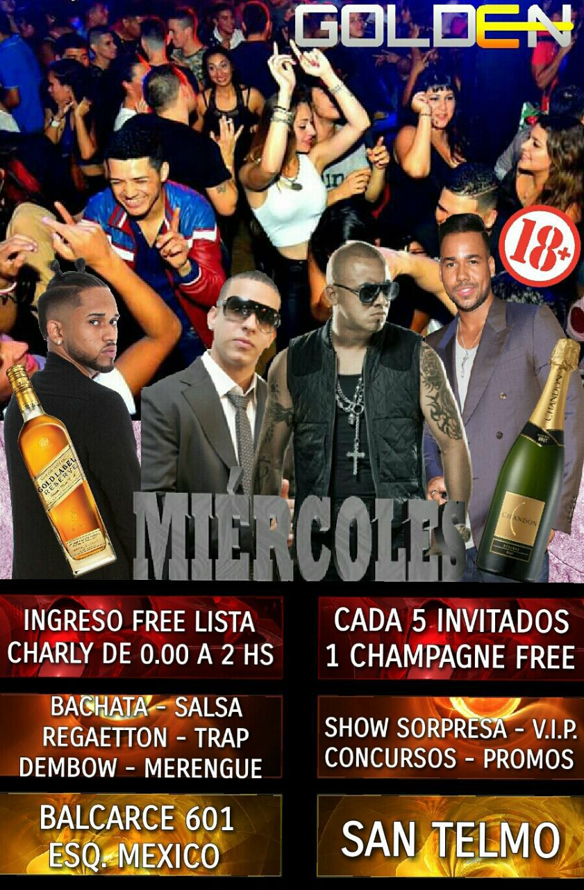 Miércoles Noche De Golden Disco (Frodos) Corta La Semana A Pura Fiesta!