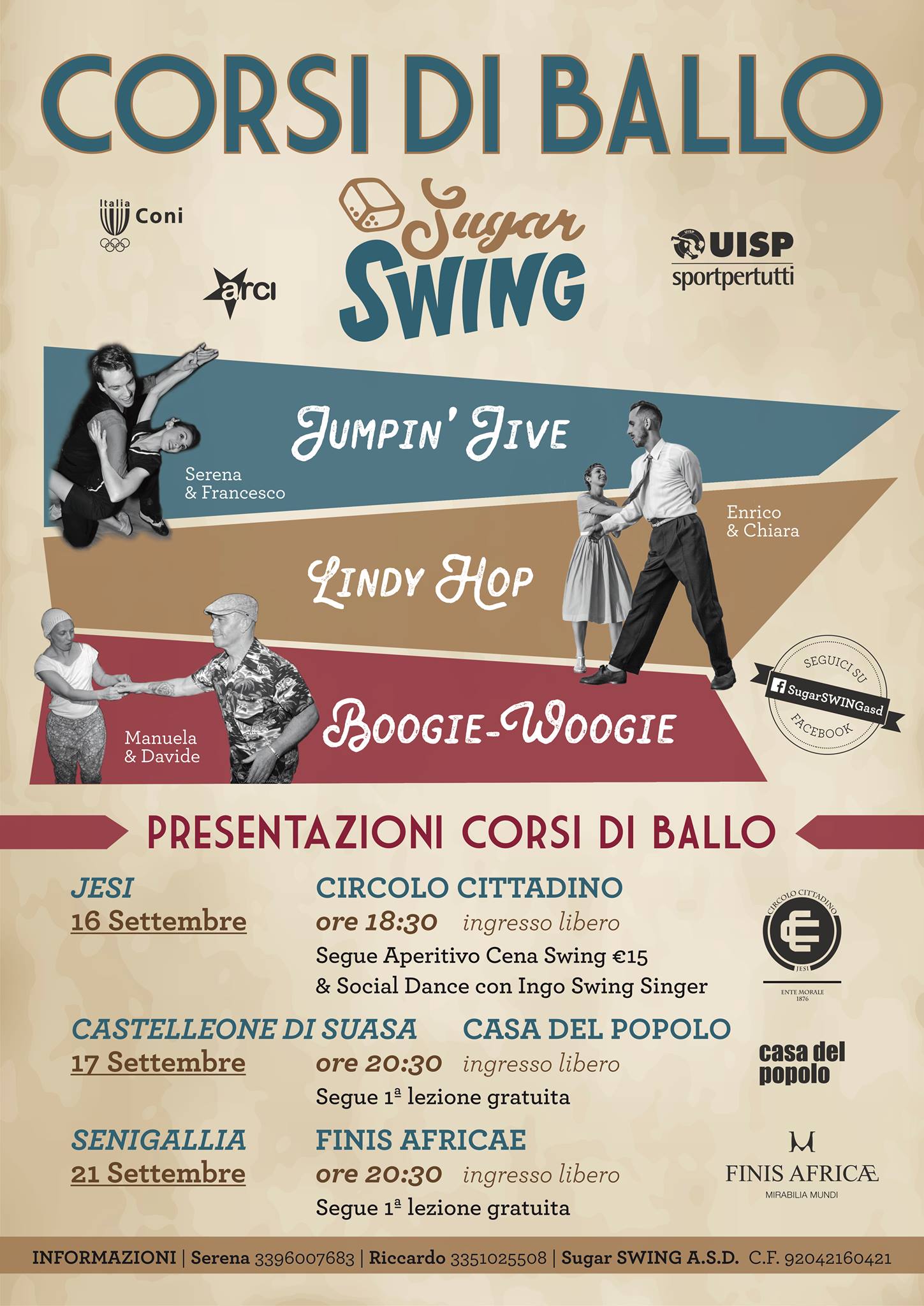 Presentazione #CorsidiBalloSwing @Senigallia