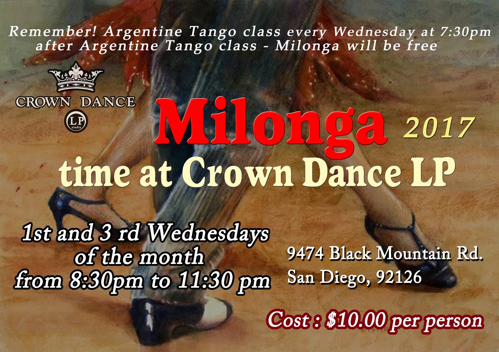Milonga at Crown Dance