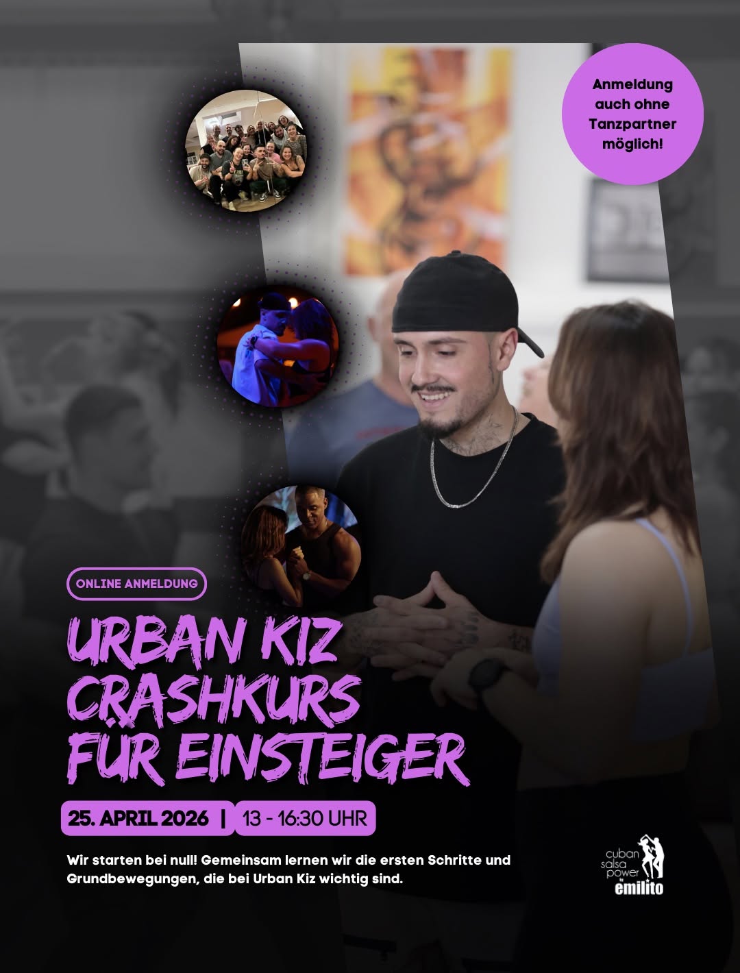 Kizomba Urban Kiz Crashkurs für Einsteiger @ Cuban Salsa Power