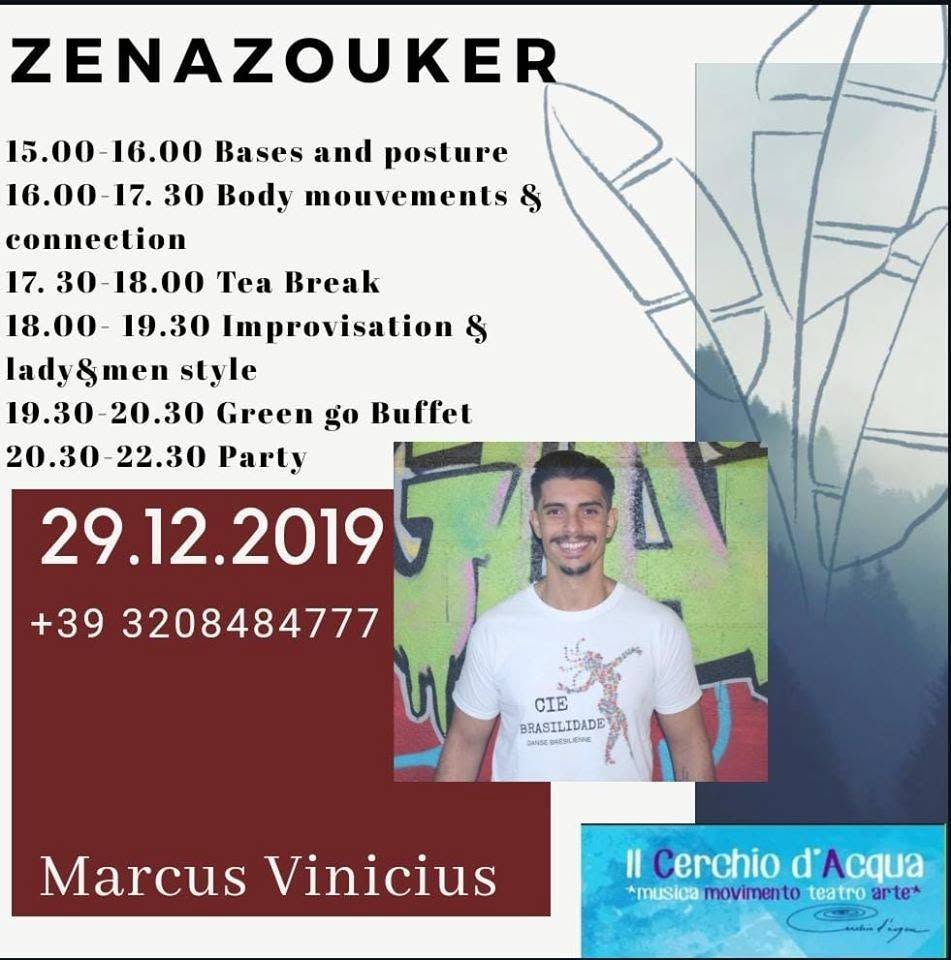 Marcus Vinicius Brazilian Zouk a Genova