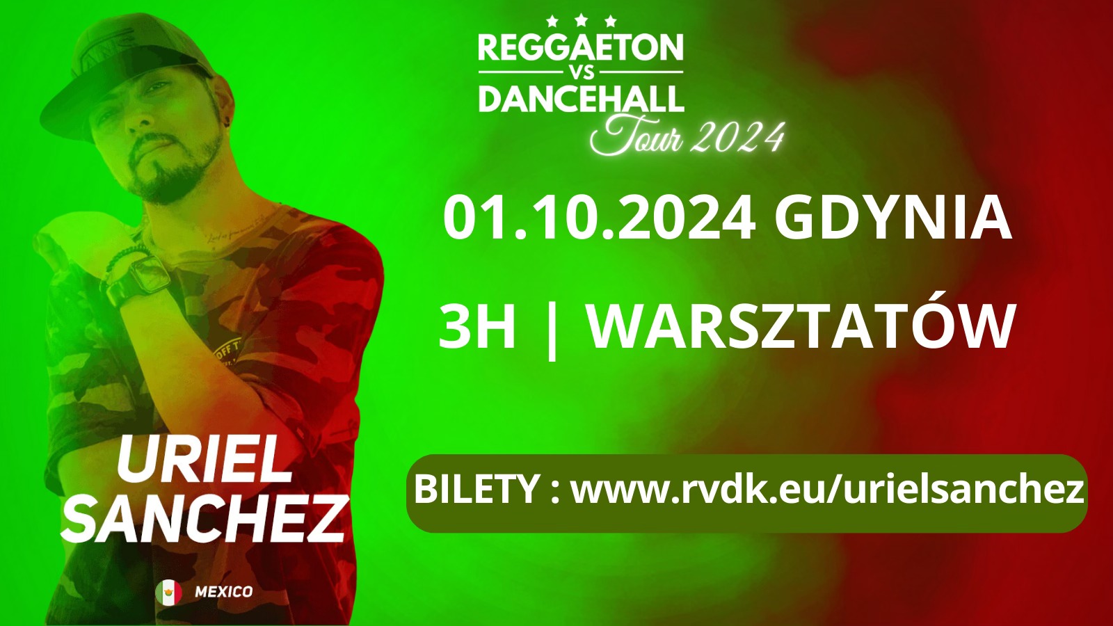 GDYNIA : Reggaeton vs Dancehall Academy - Uriel Sanchez