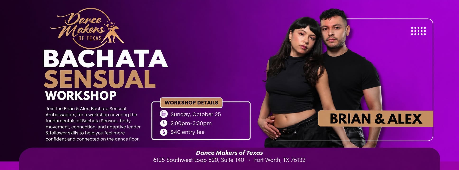 Bachata Sensual Workshop with Brian & Alex💃🕺