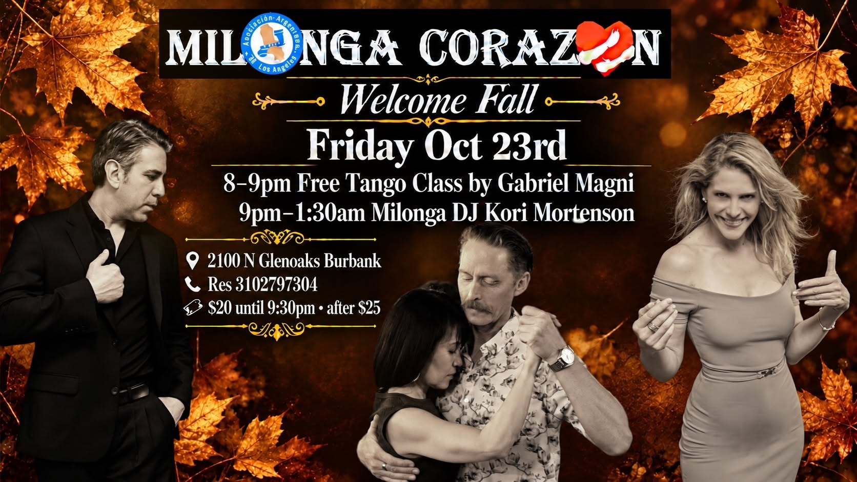 MIlonga CorazÓn -DJ kori Free Tango Class by Gabriel Magni