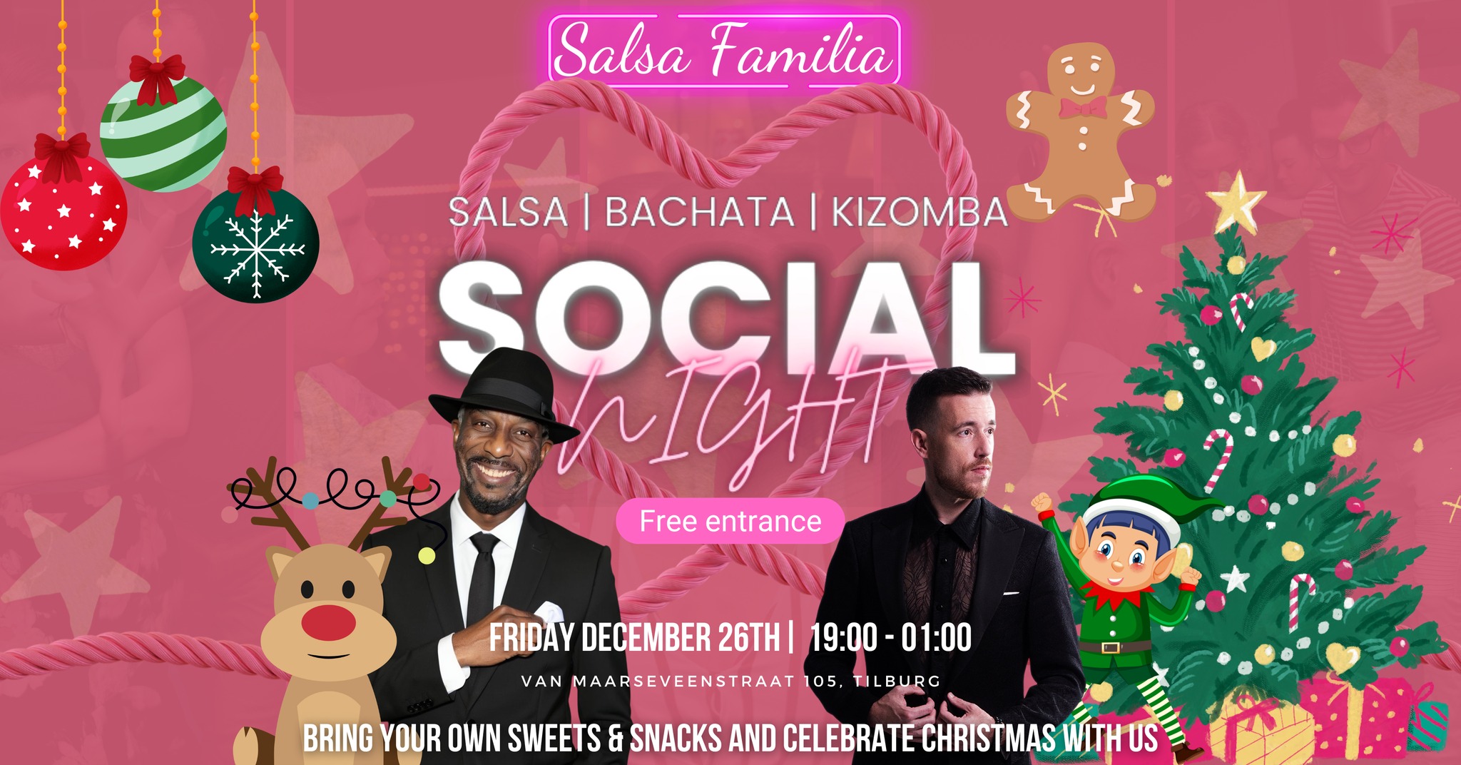 Christmas Familia Social Night - Come Celebrate Christmas with us Salsa, Bachata & Kizomba