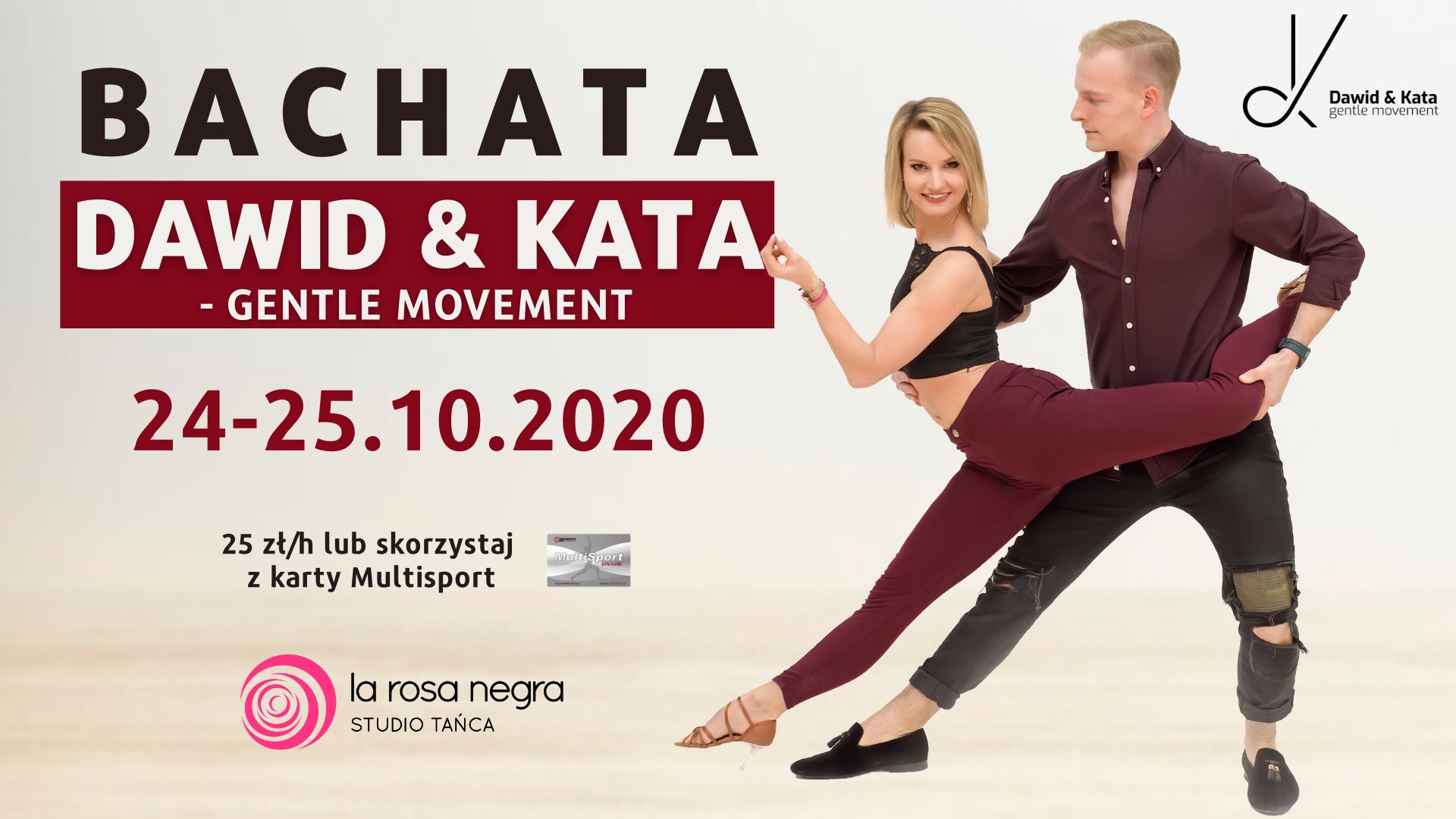 Bachata Dawid & Kata - gentle movement zajęcia weekendowe