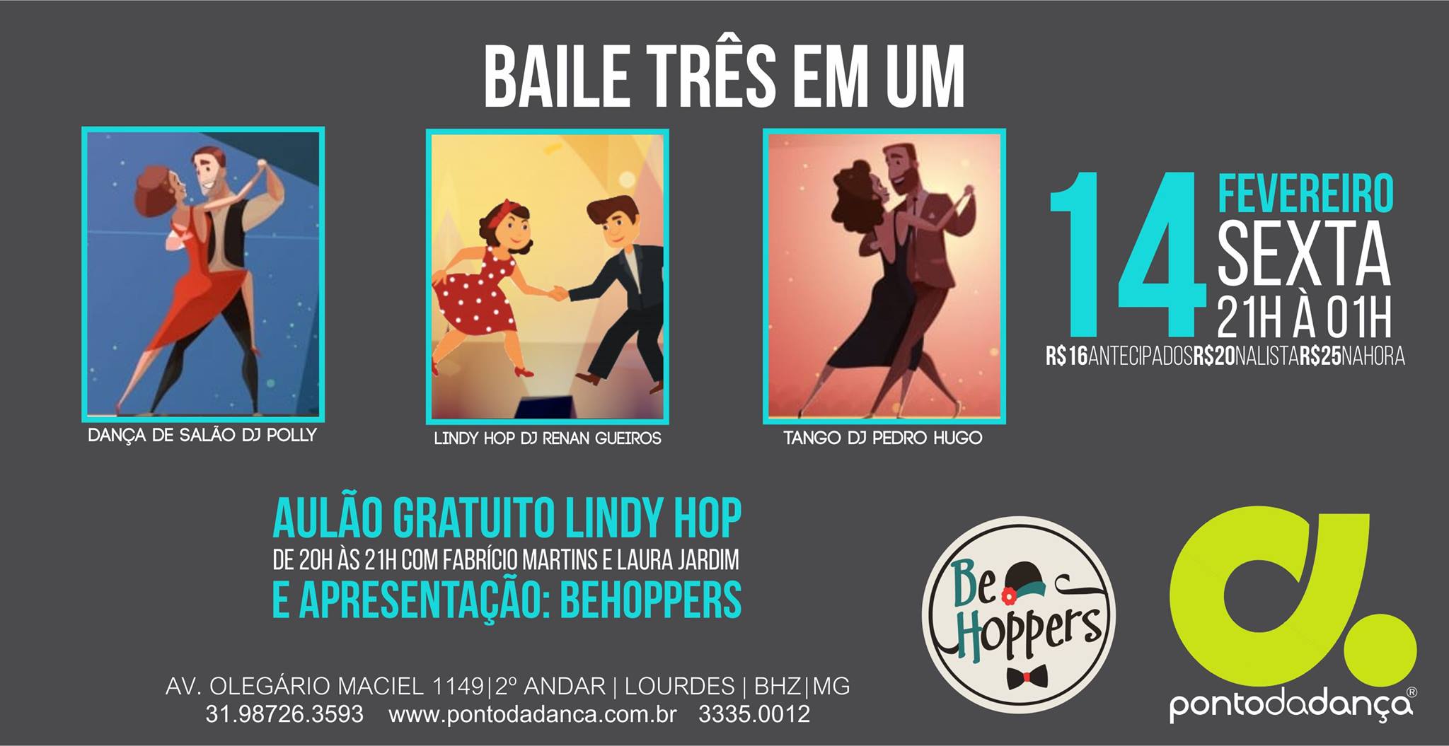 Baile três em um ::: Ponto da Dança