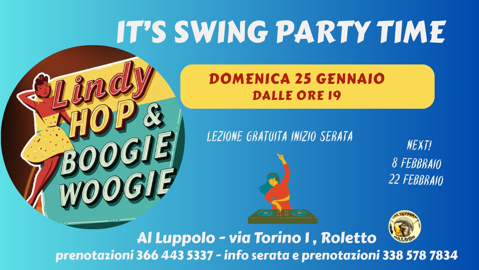 It's Swing Party Time - Lindy Hop & Boogie Woogie