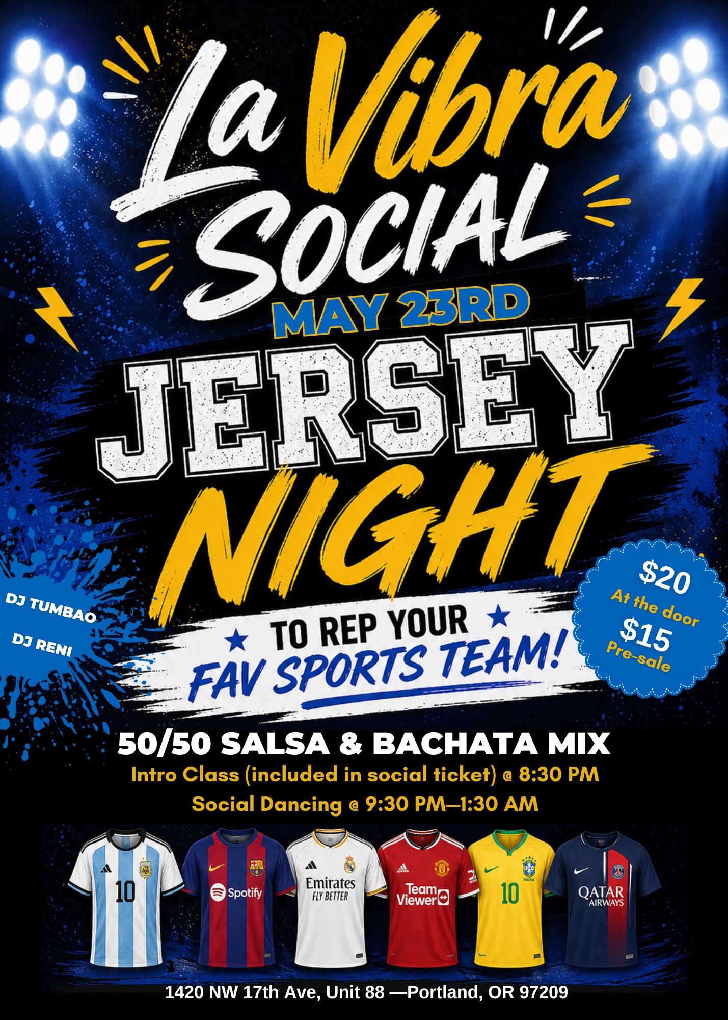La Vibra Social: Jersey Night - May 23