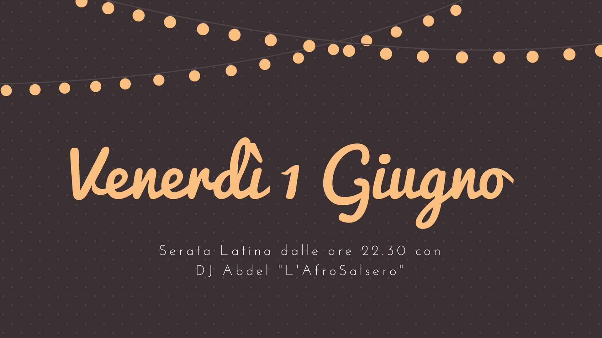 Serata Latina con DJ Abdel L'AfroSalsero