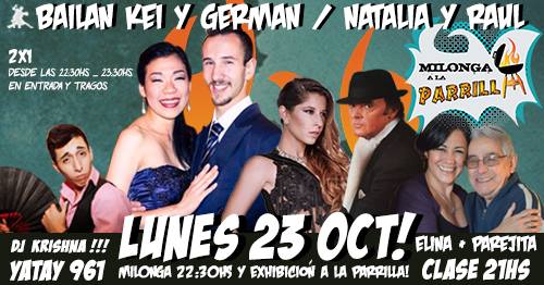 Hoy! Kei y German & Natalia Y Raúl! Clase Elina y Parejita!