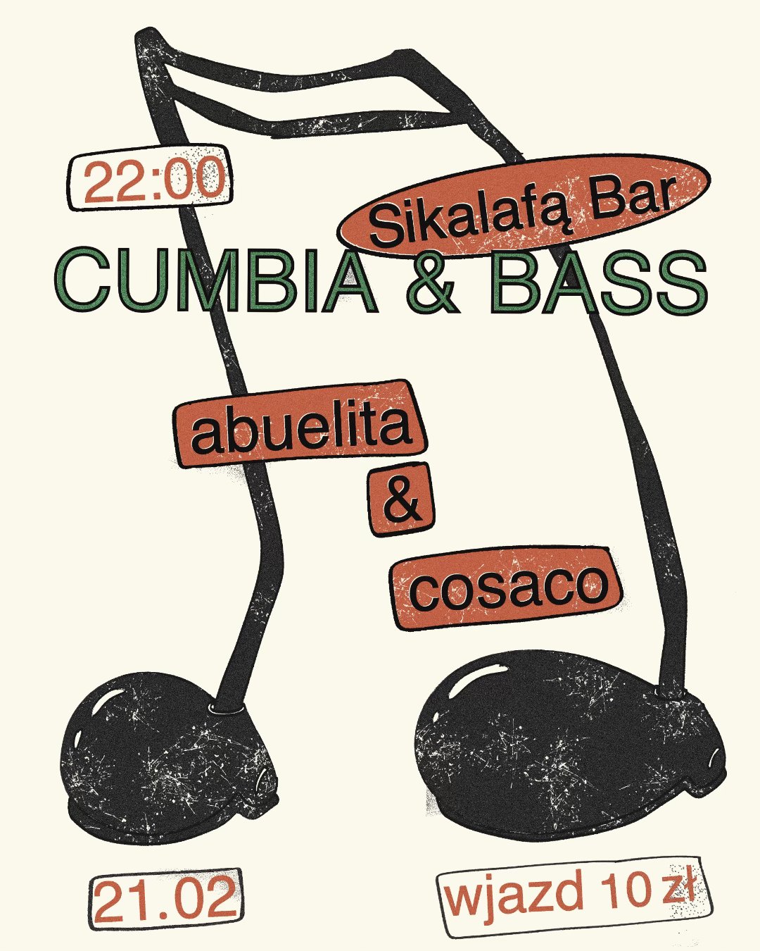 CUMBIA & BASS abuelita & cosaco Sikalafą Freaky Neon Bar