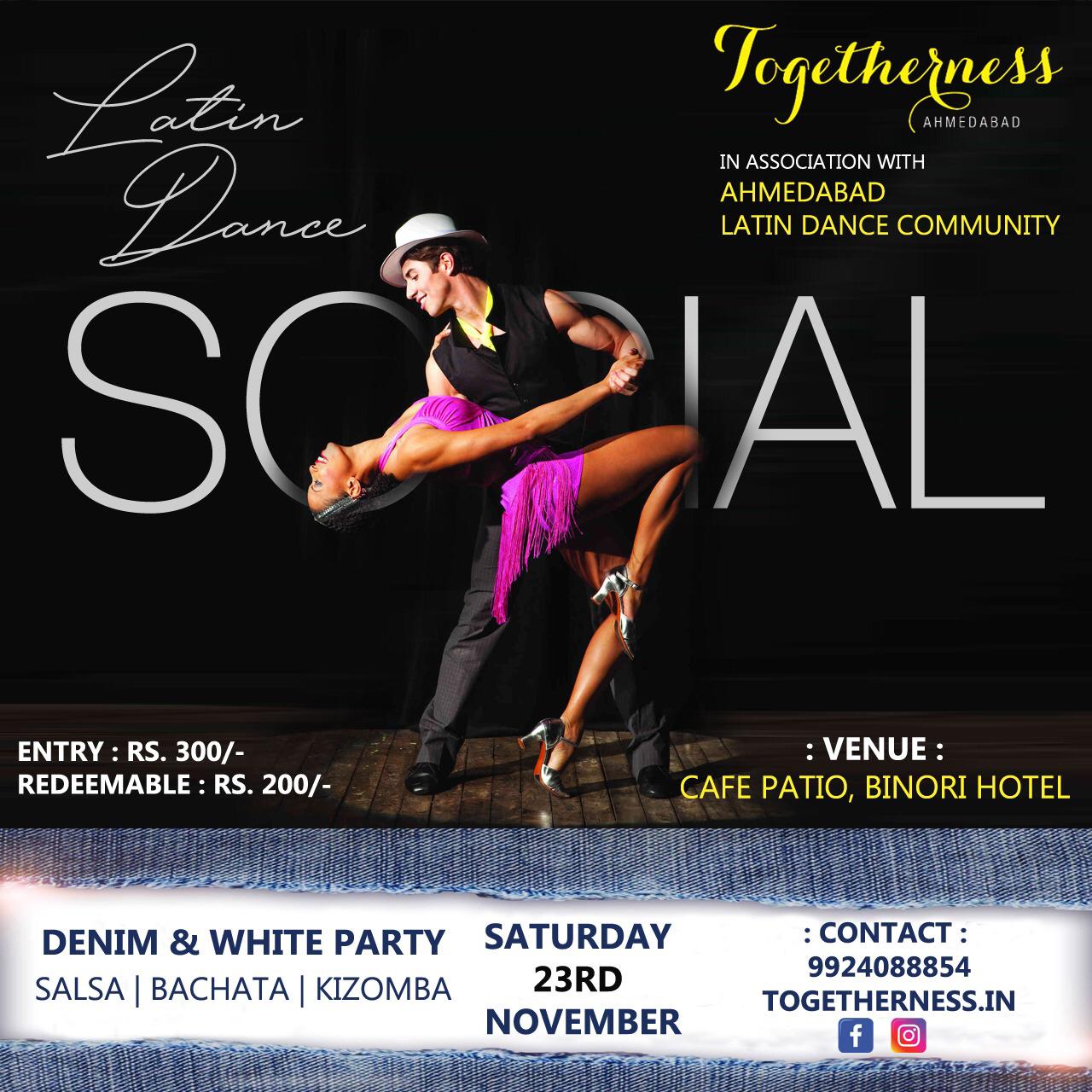 Togetherness Saturday latin dance Socials
