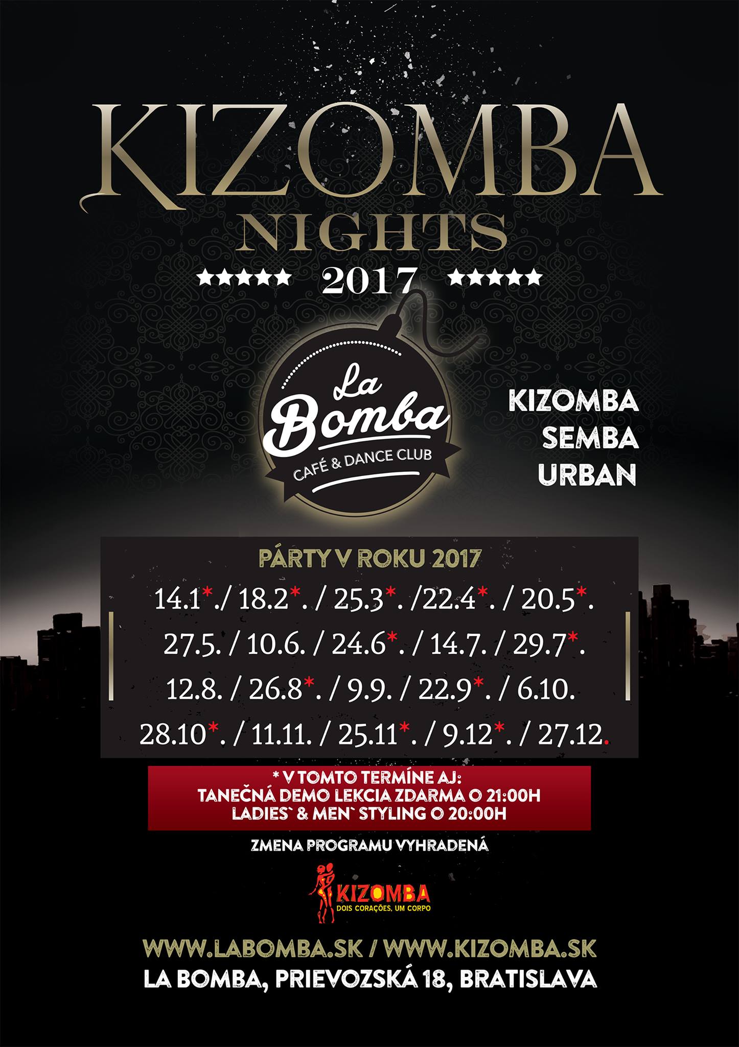 KiZOMBA NiGHT by DJ SUPAMaN - 3x stage