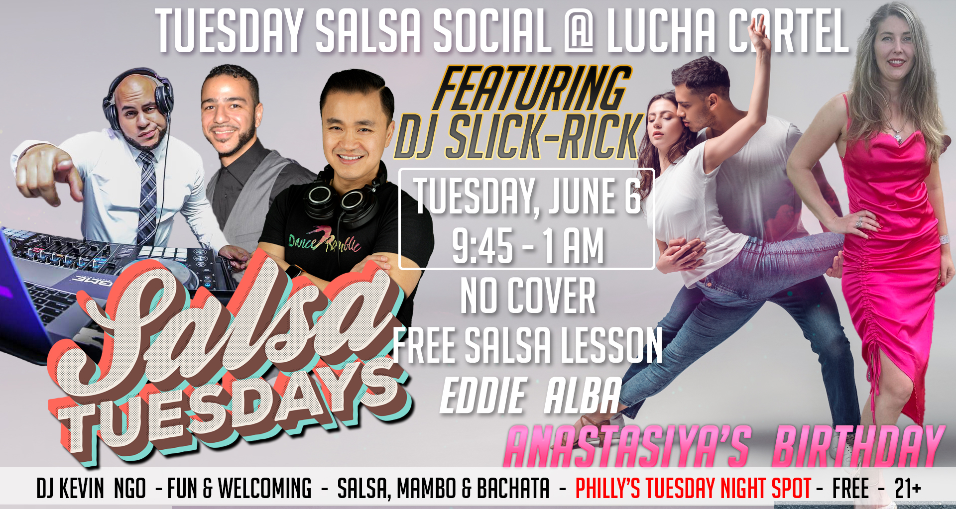 Salsa Tuesdays June 6