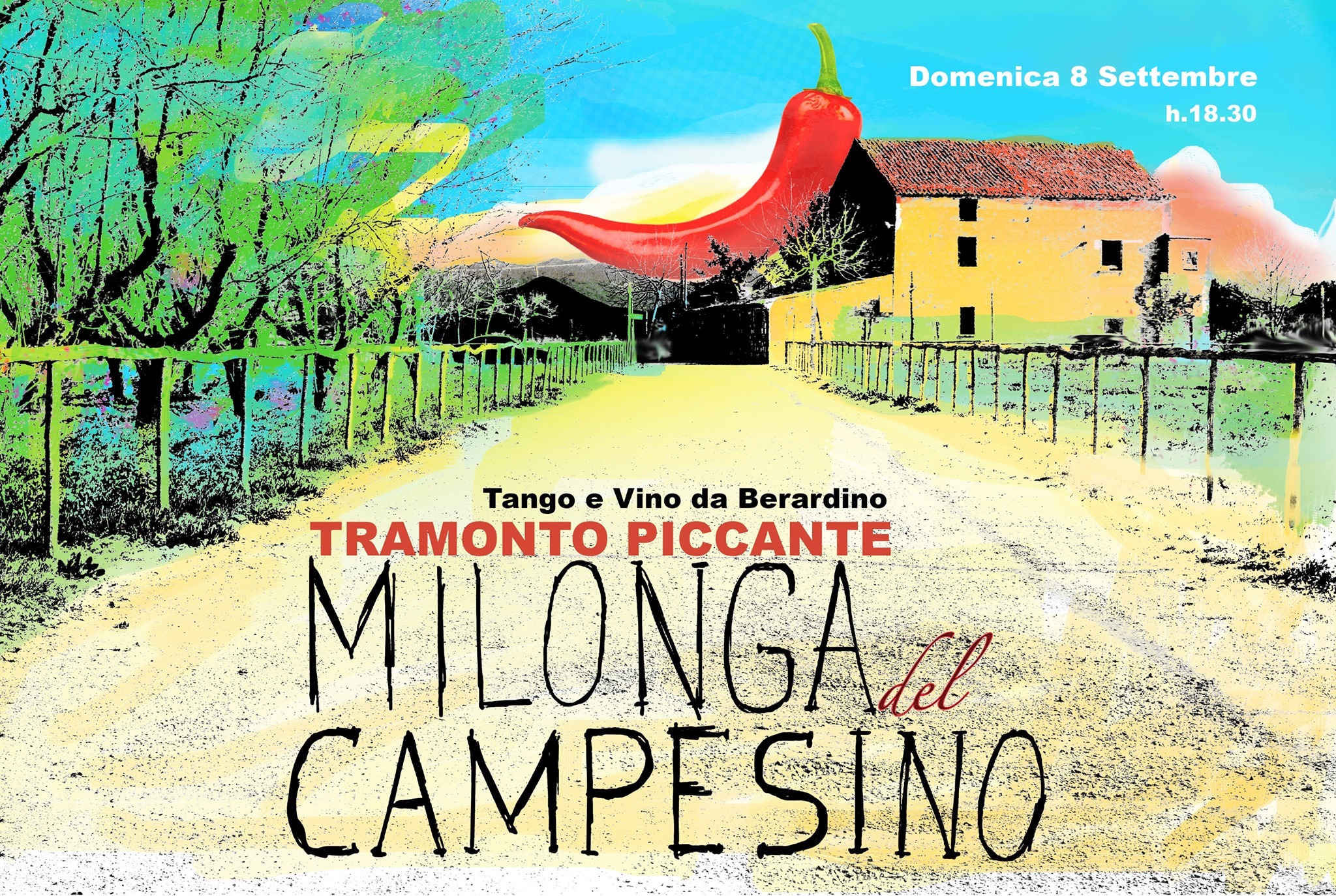 La Milonga del Campesino TramontoPiccante Domenica 8 Settembre