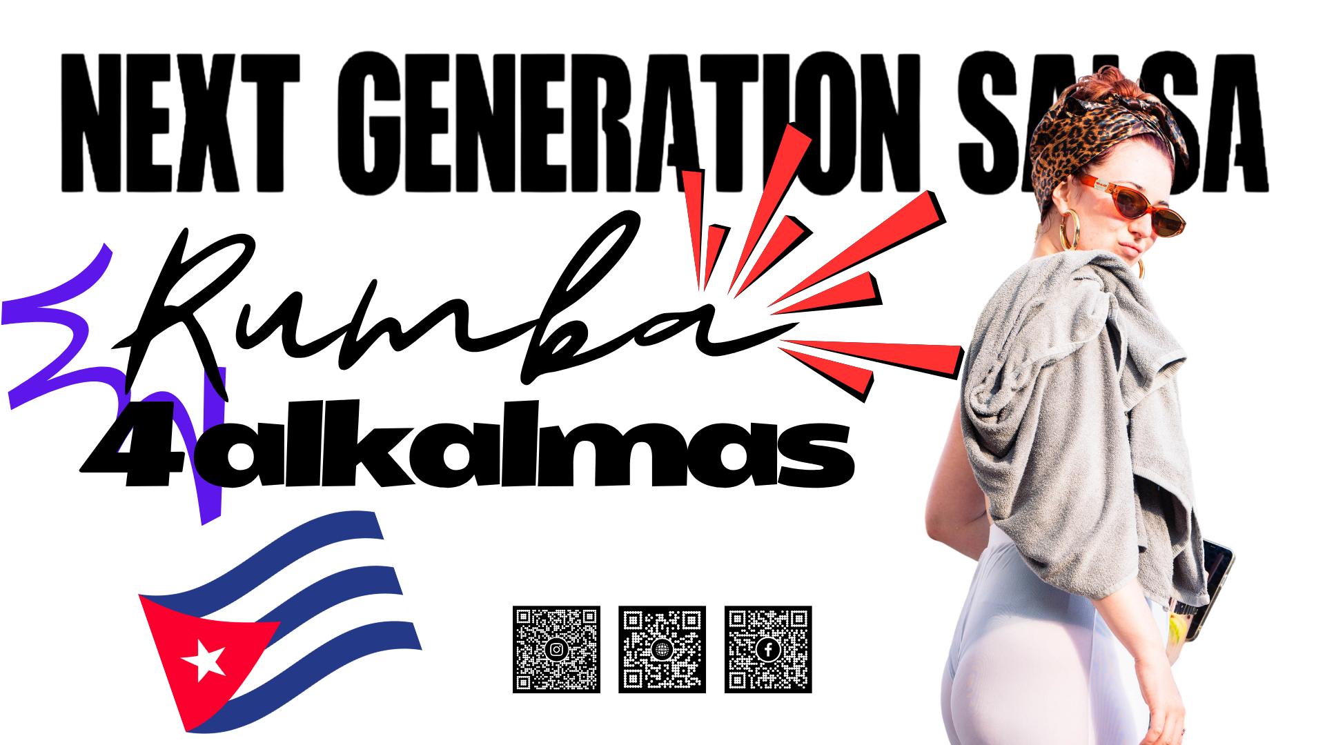 NG Salsa - Rumba Cubana 4 alkalmas tanfolyam Langer Pálmával